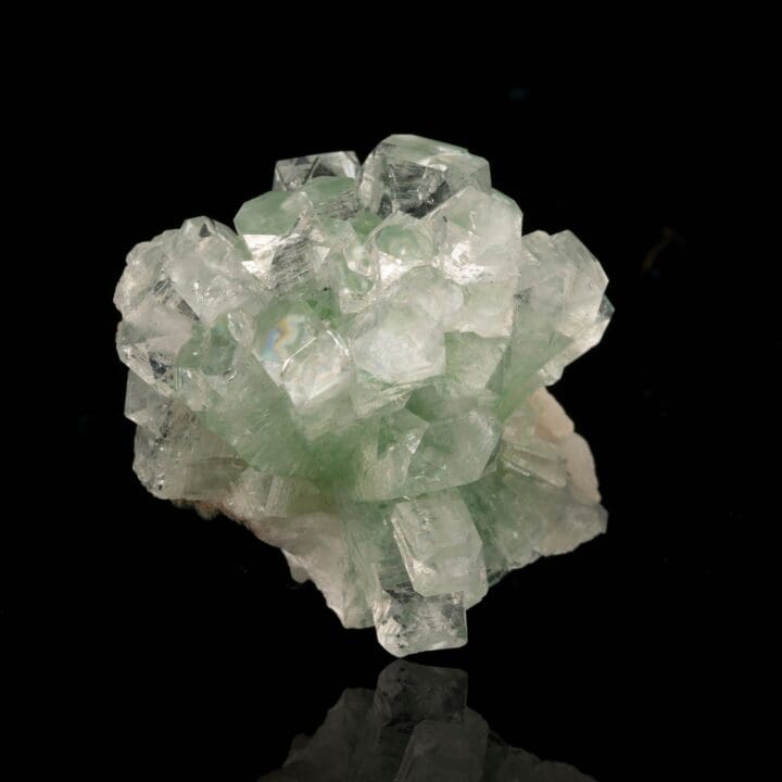 Well Pocket Green Apophyllite "Disco Ball" // 71.30 Grams - Image 3