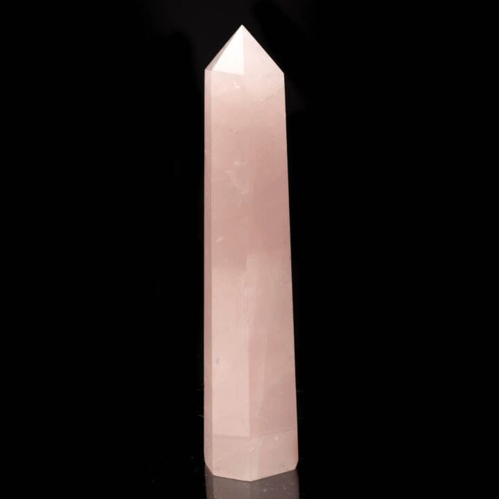 Rose Quartz Tower // 8-3/8" Tall - Image 3