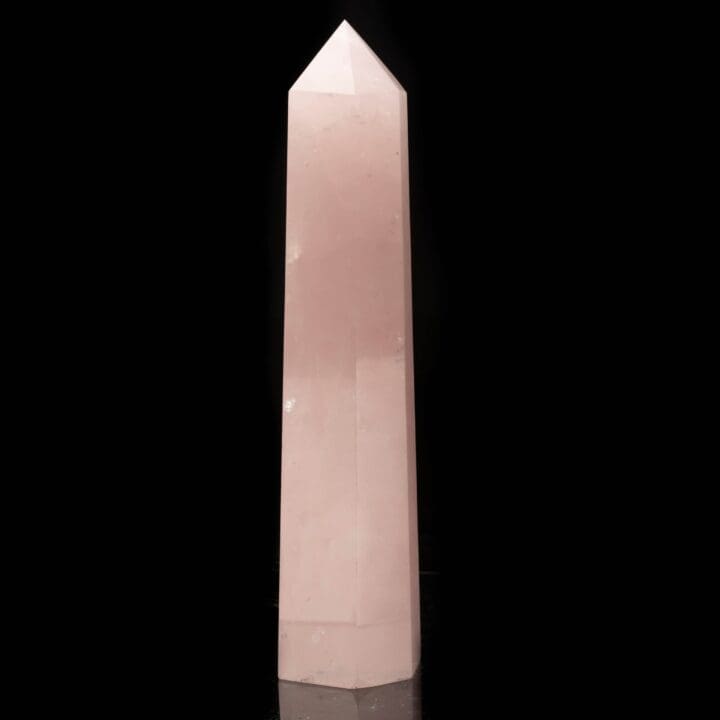 Rose Quartz Tower // 8-3/8" Tall - Image 2