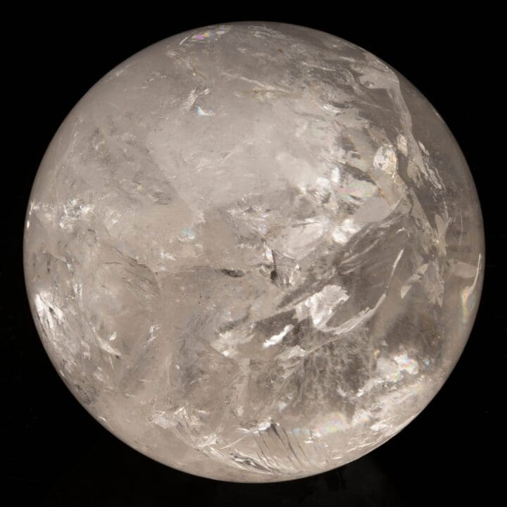 Clear Quartz Sphere From Brazil // 30.5 Lb. - Image 2