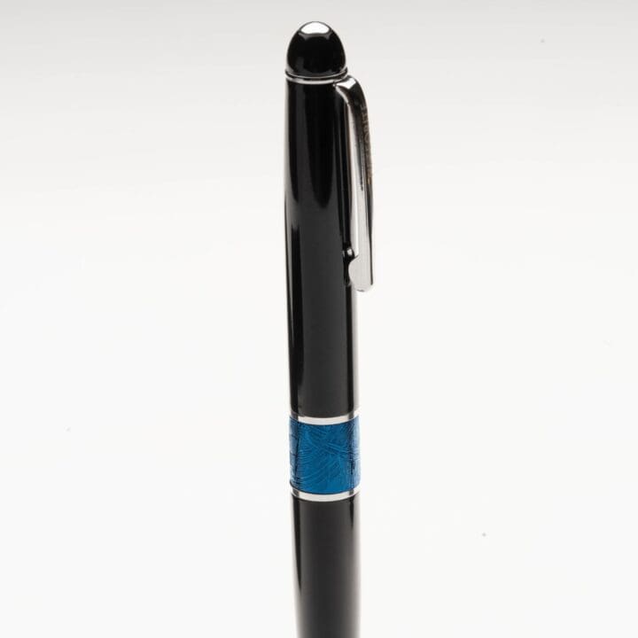 Muonionalusta Meteorite Pen // Silver and Blue - Image 2