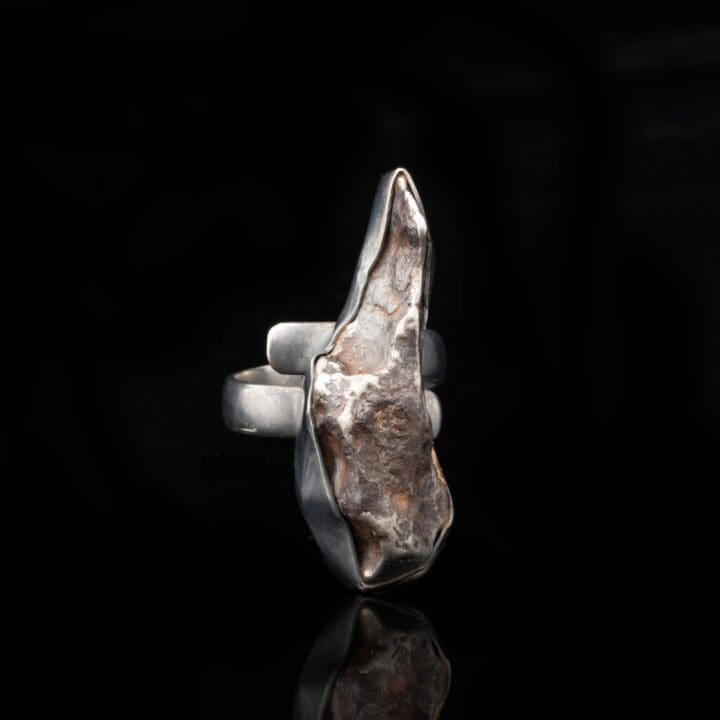 Sikhote-Alin Meteorite Ring // Adjustable // Ver. 1 - Image 3