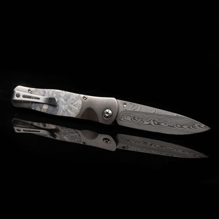 Muonionalusta Meteorite Handle Fold-Out Knife // Ver. 1 - Image 2