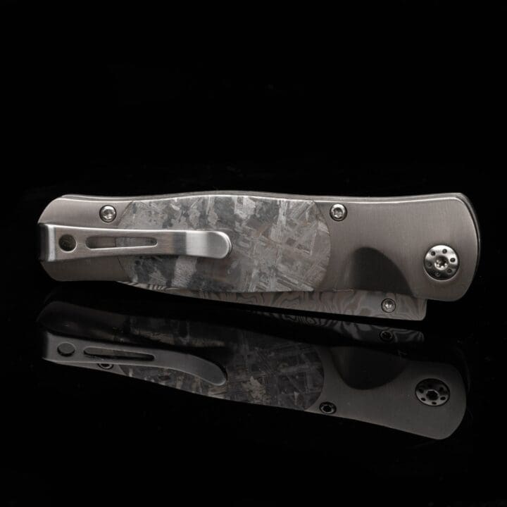Muonionalusta Meteorite Handle Fold-Out Knife // Ver. 1 - Image 4