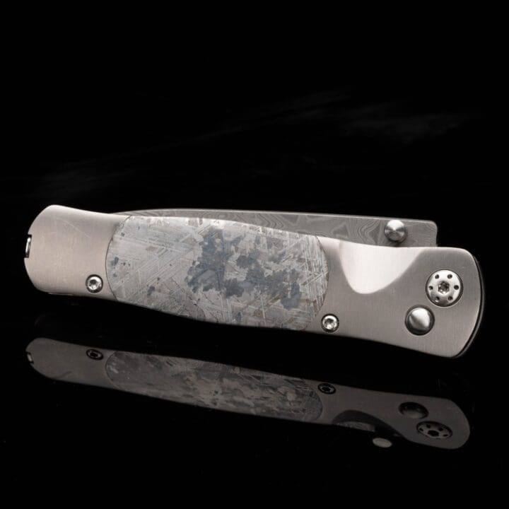 Muonionalusta Meteorite Handle Fold-Out Knife // Ver. 1 - Image 3