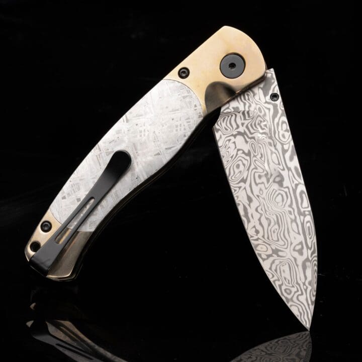 Muonionalusta Meteorite Handle Fold-Out Knife // Ver. 2