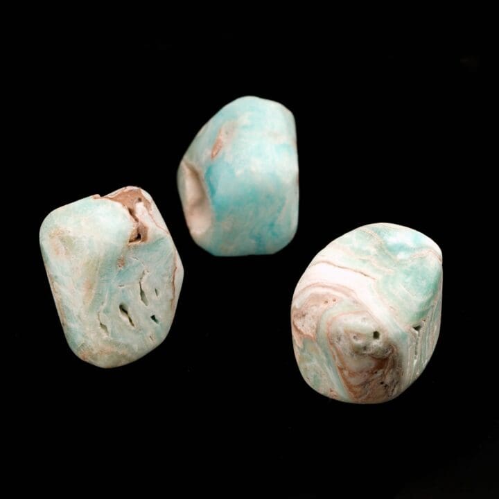 Tumbled Blue Aragonite