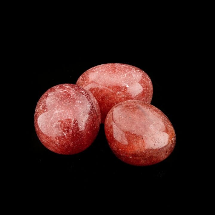 Tumbled Strawberry Quartz