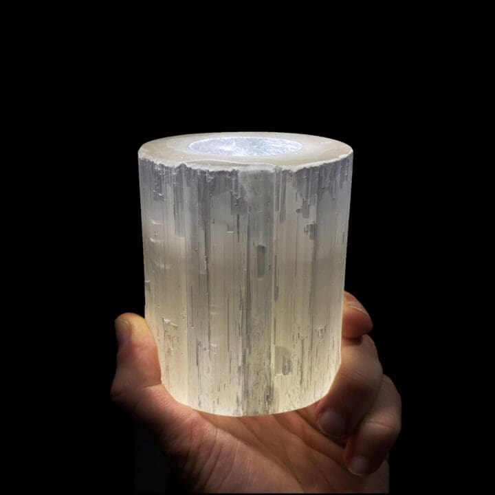 Selenite Candle Holder - Image 4