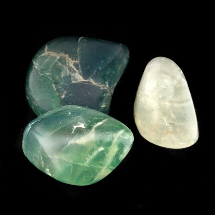 Tumbled Green Fluorite