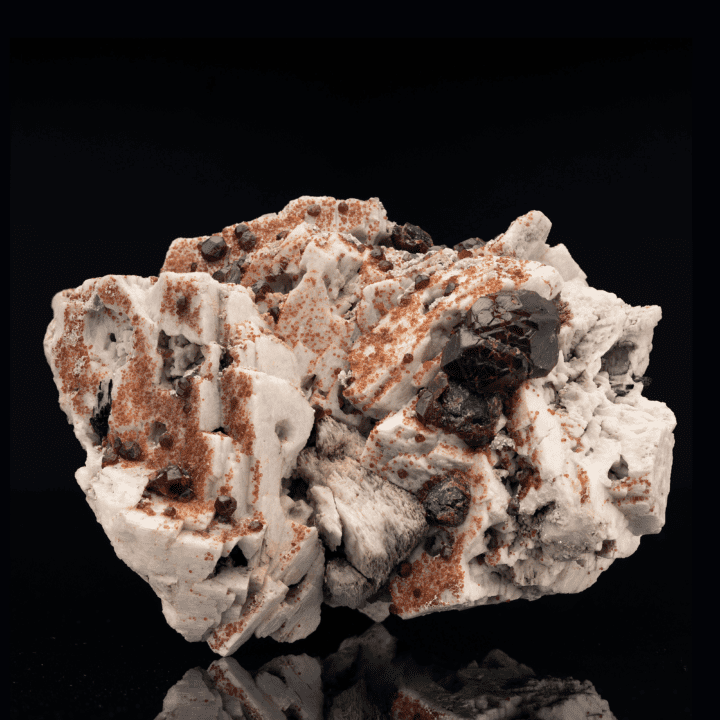 Almandine Garnets on Microcline