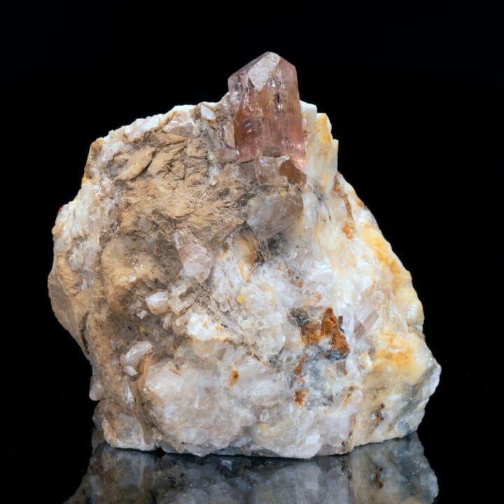 Pink Topaz on Matrix