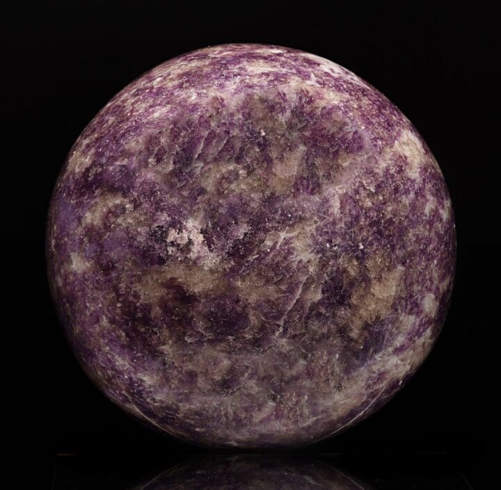 Lepidolite Sphere From Brazil // 13 Lb.