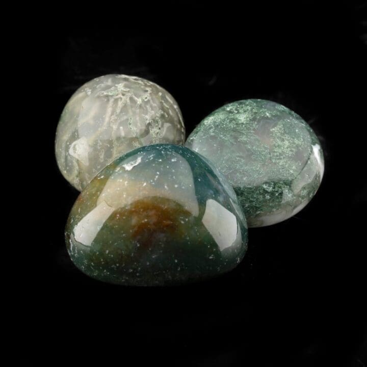Tumbled Moss Agate