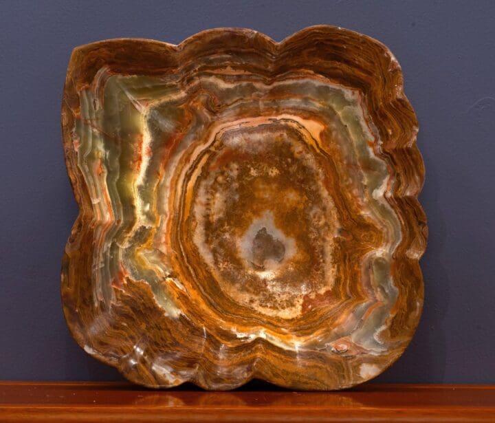 Banded Onyx Freeform Bowl // 20.5 Lb. - Image 2