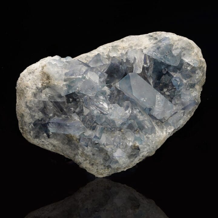 Blue Celestite Geode From Madagascar - Image 2