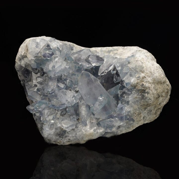 Blue Celestite Geode From Madagascar