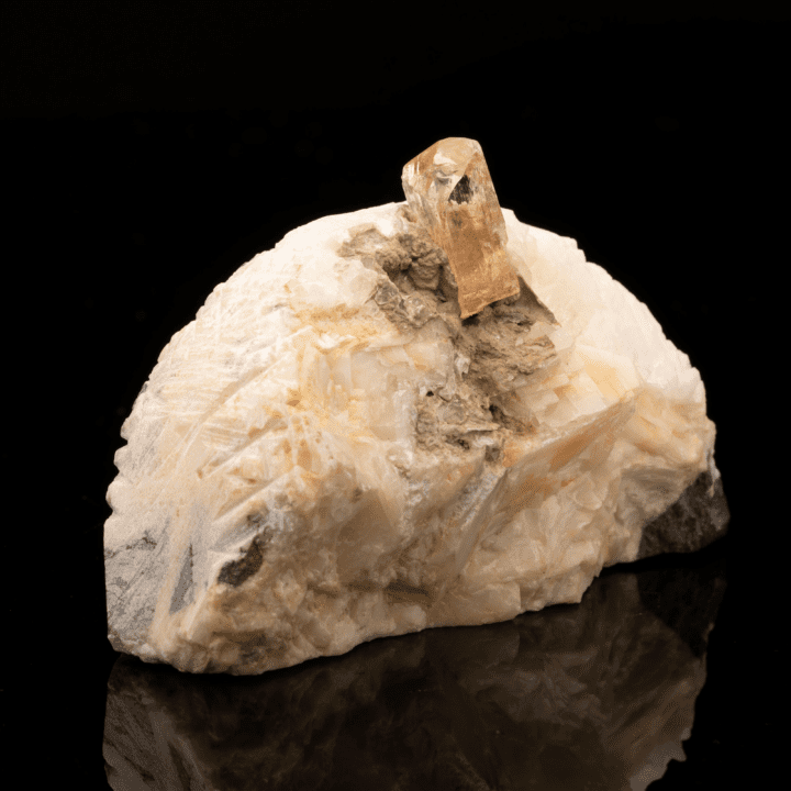 Imperial Topaz on Calcite Matrix // Ver. 2 - Image 2