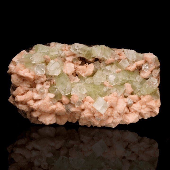 Green Apophyllite on Stilbite // 7 Lb.