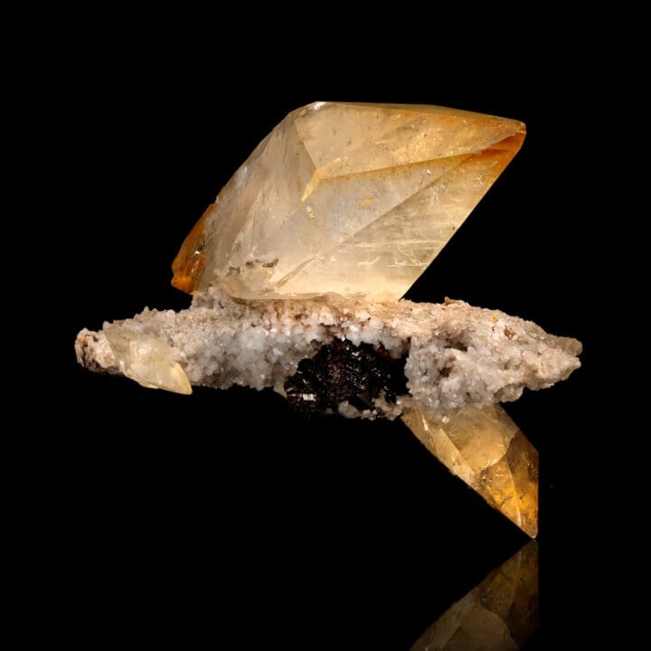 Elmwood Calcite on Barite With Sphalerite // 1.23 Lb. - Image 2