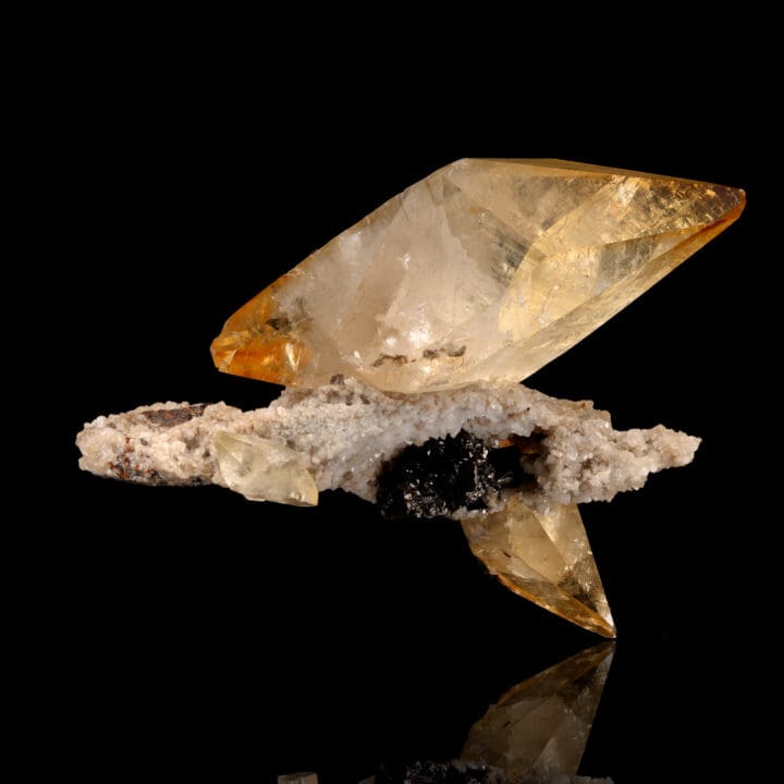 Elmwood Calcite on Barite With Sphalerite // 1.23 Lb. - Image 3