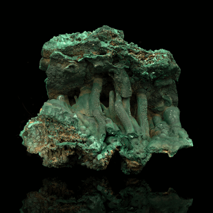 Malachite Stalactites // 2.69 Lb.