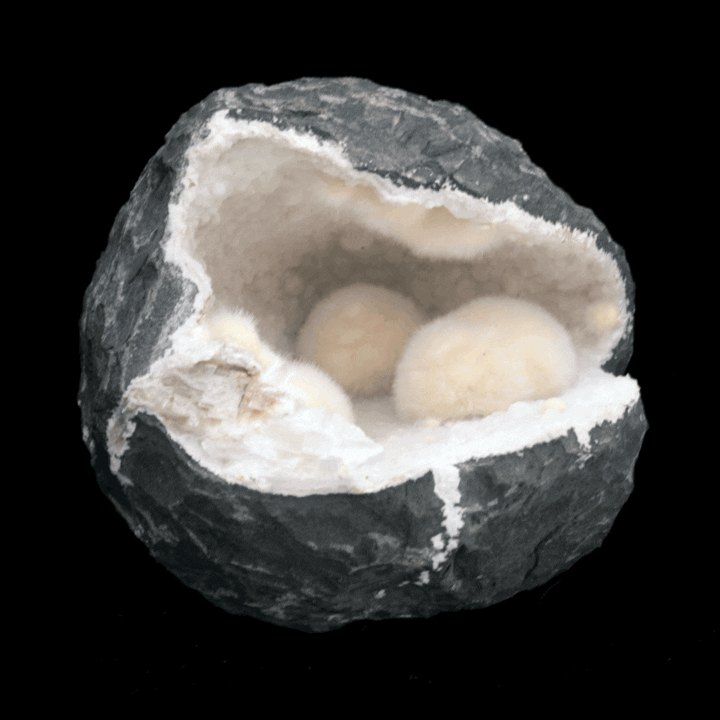 Okenite in Gyrolite Geode // 4.89 Lb. - Image 2