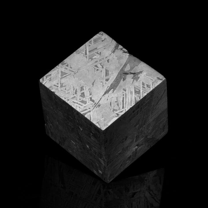 Muonionalusta Meteorite Cube // 2" Diameter - Image 4