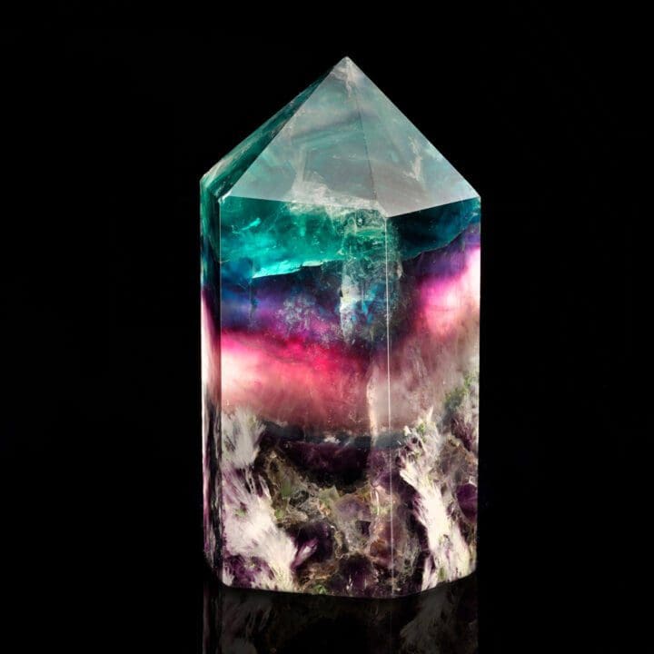 Rainbow Fluorite Tower From China // 4.60 Lb. - Image 2