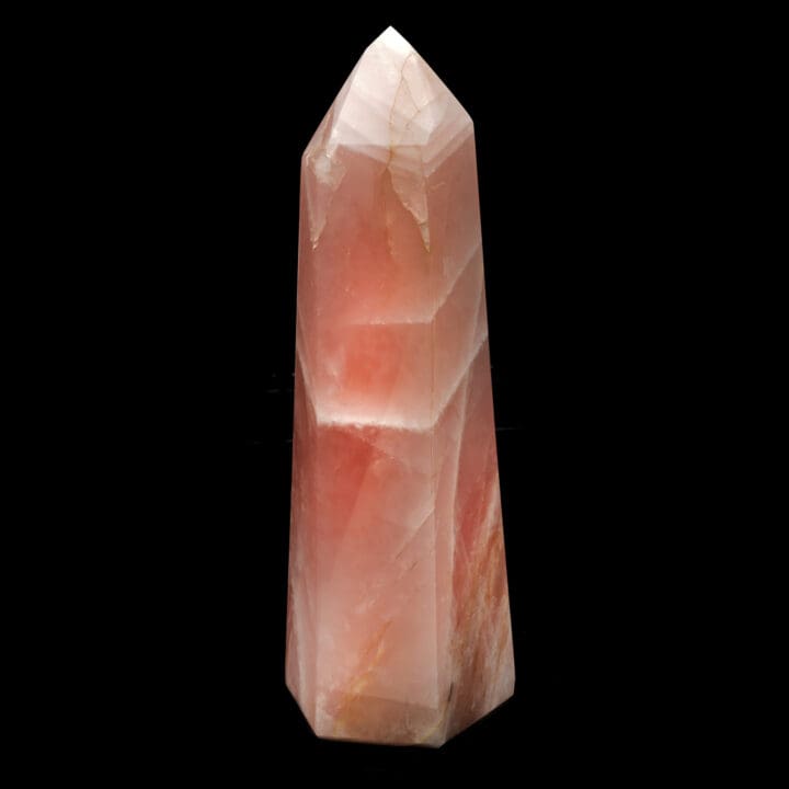 Hand-Carved Rose Quartz Tower From Brazil // 41 Lb. - Image 3