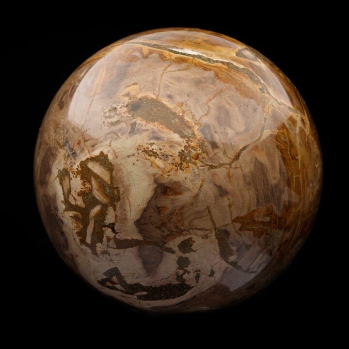 Hand-Carved Pietersite Sphere // 7.20 Lb. - Image 4