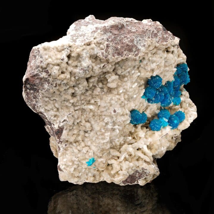 Cavansite on Stilbite from India - Image 2