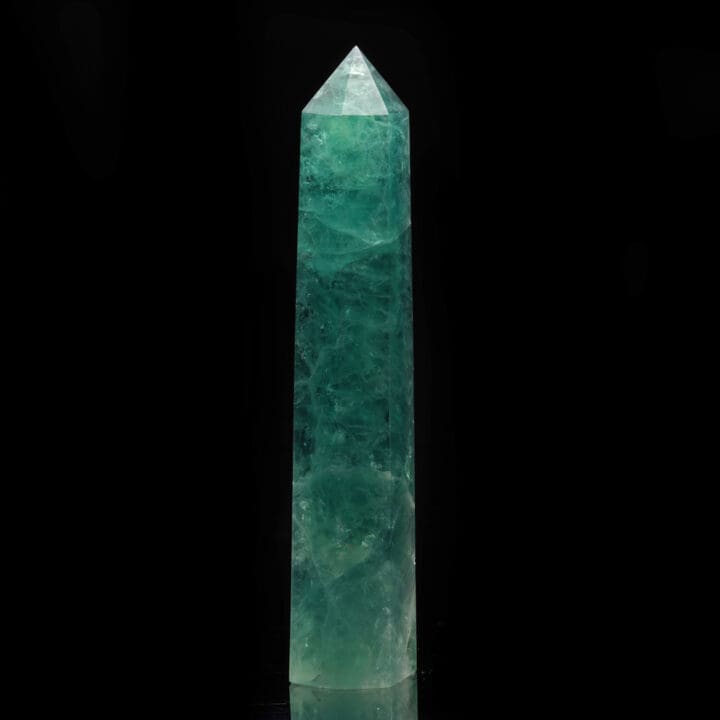 Green Fluorite Tower // 9-3/4" High