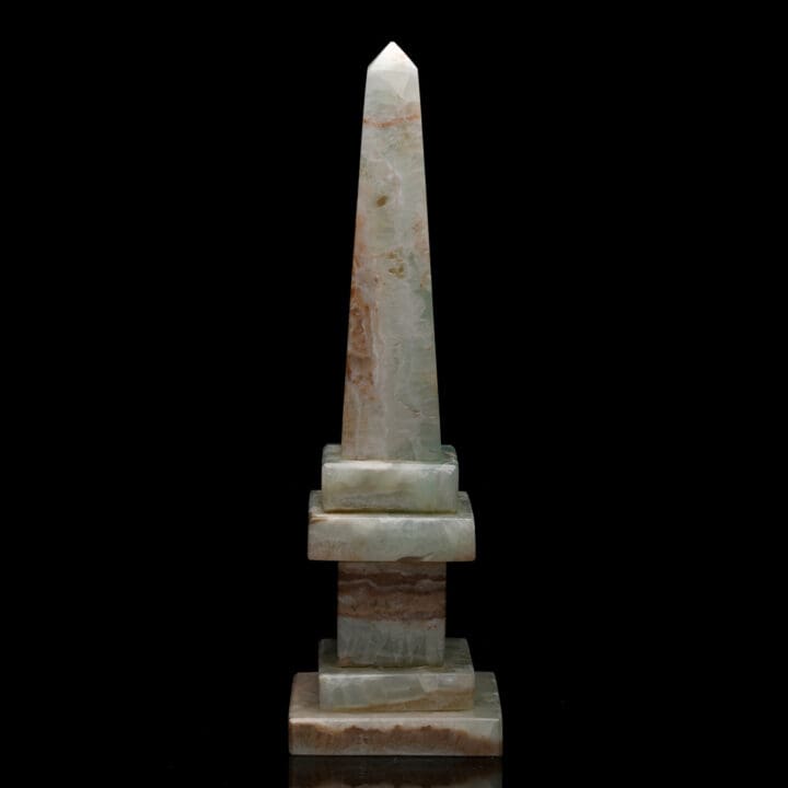 Blue Aragonite Obelisk // 13-1/2" Tall - Image 3