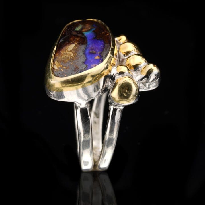 Boulder Opal Ring - Image 3