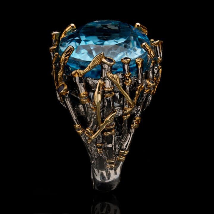 Topaz and Sapphire Ring - Image 3