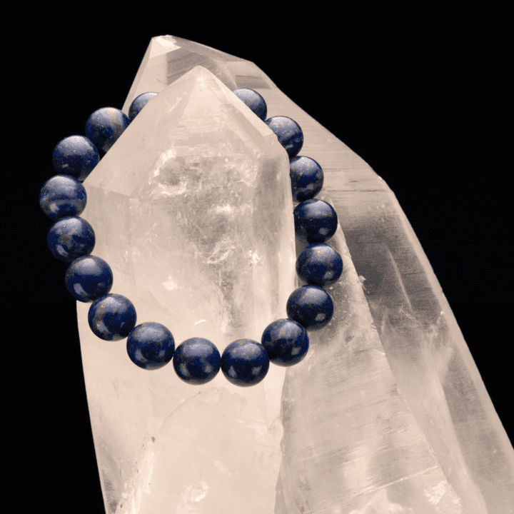 Beaded Lapis Lazuli Bracelet