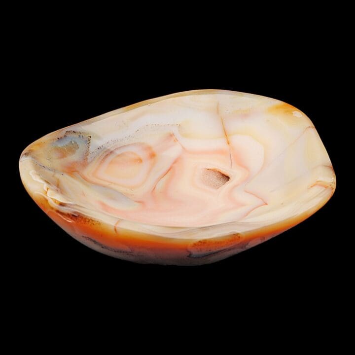 Agate Dish With Druzy From Madagascar // 2.6 Lb.
