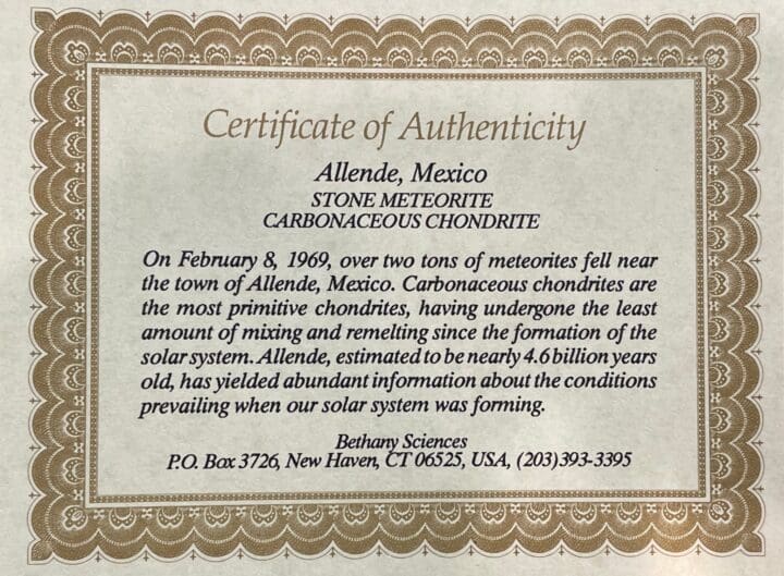 Allende Meteorite // 15.81 Grams - Image 4