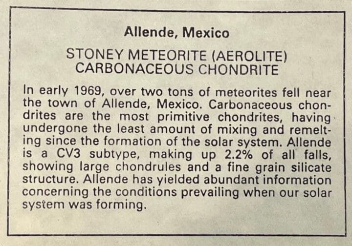 Allende Meteorite // 1.91 Grams - Image 2