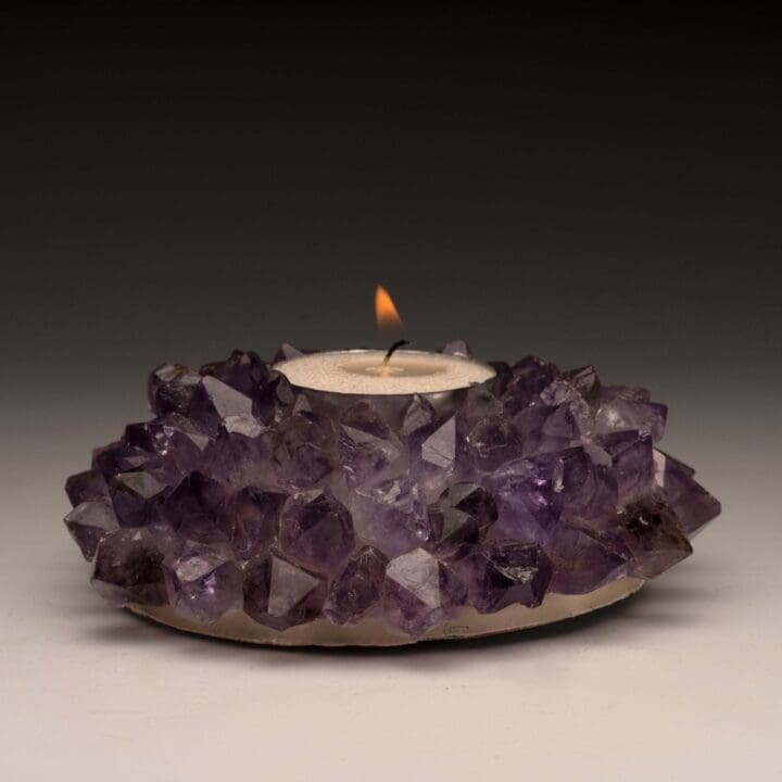 Amethyst Candle Holder - Image 2