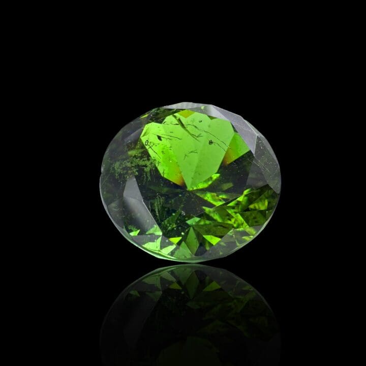 GIA Certified 12.57 Carat Brilliant Cut Demantoid Garnet - Image 3
