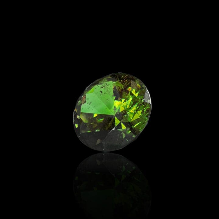 GIA Certified 12.57 Carat Brilliant Cut Demantoid Garnet - Image 4