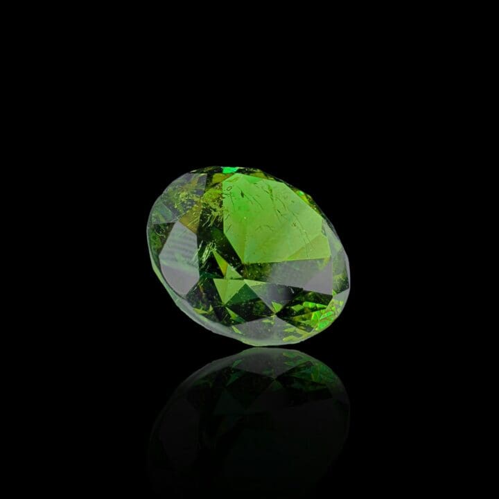GIA Certified 12.57 Carat Brilliant Cut Demantoid Garnet - Image 5