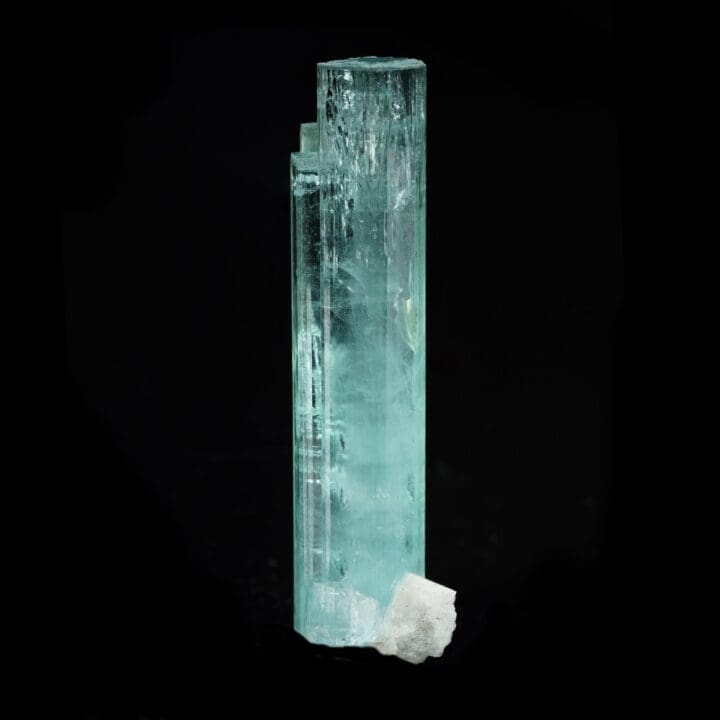 Cylindrical Aquamarine with Feldspar - Image 2