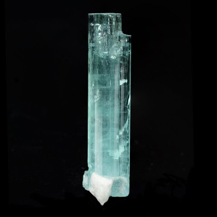 Cylindrical Aquamarine with Feldspar - Image 3