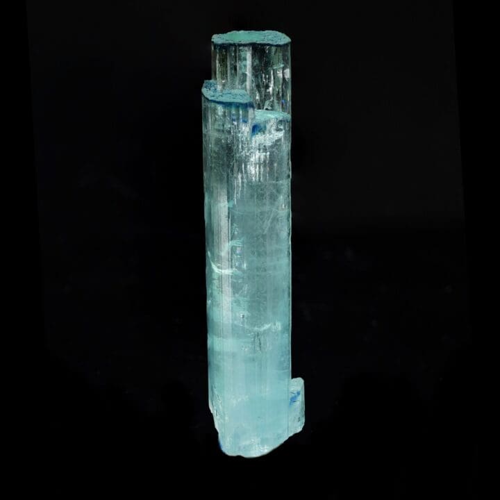 Cylindrical Aquamarine with Feldspar - Image 5