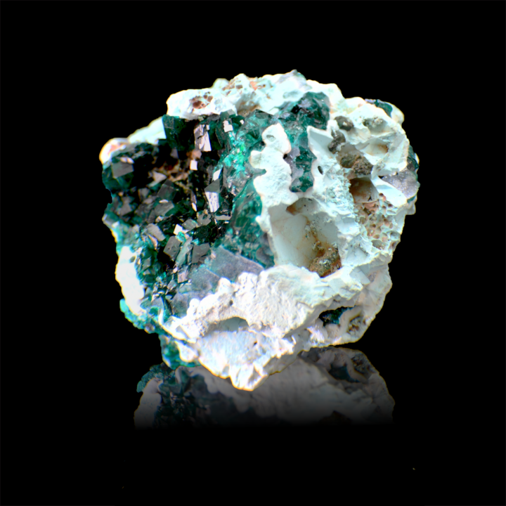 Dioptase on Plancheite // 222g - Image 3