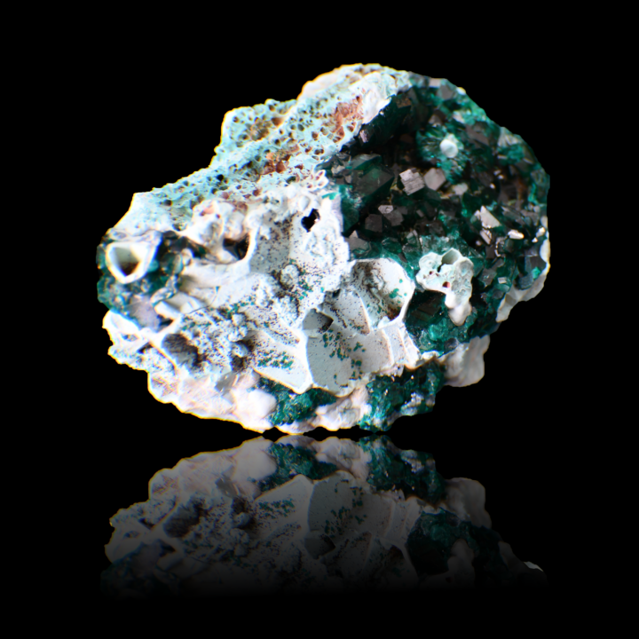 Dioptase on Plancheite // 222g - Image 2