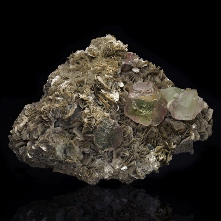 Stunning Fluorite on Muscovite from Pakistan